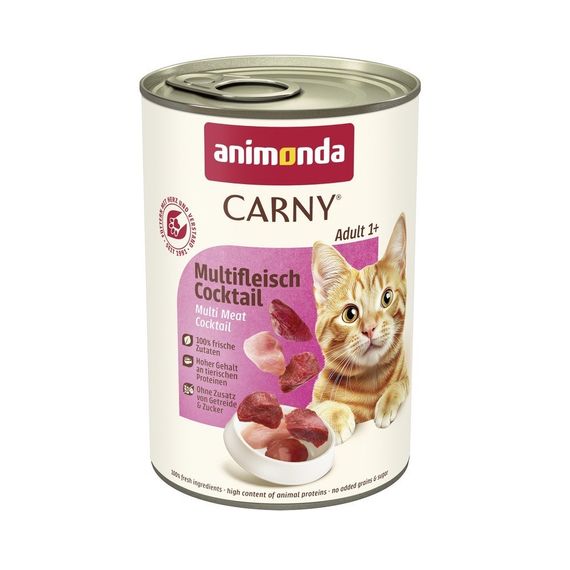 Animonda Carny вологий корм з м'ясним асорті для котів 400 гр