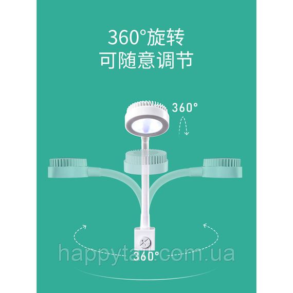 LED-світильник для нано-акваріума Nepall — USB, 5 Вт (Білий корпус, Гнучка ніжка) | Зображення 3