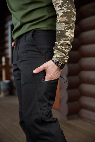 Тактичні армійські штани для полювання та риболовлі чорні р.M 405087 | Зображення 3