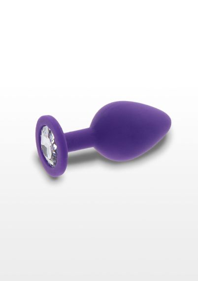 Анальная пробка с кристаллом Toy Joy Diamond Booty Jewel, фиолетовый, Large sexstyle | Зображення 1