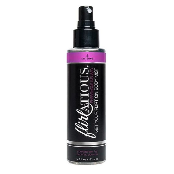 Спрей-міст для тіла з феромонами Sensuva Flirtatious Pomegranate, Fig, Coconut & Plumeria (125 мл)