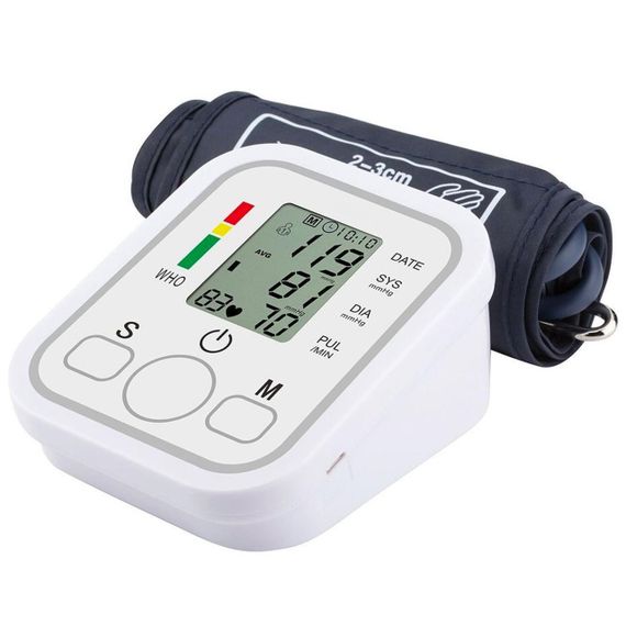 Автоматичний тонометр ARM Style B02R з індикатором аритмії / Апарат для вимірювання тиску / Плечовий тонометр
