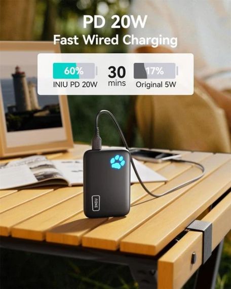 Бездротовий павербанк INIU 10000mAh 20W PD для MagSafe | Зображення 5