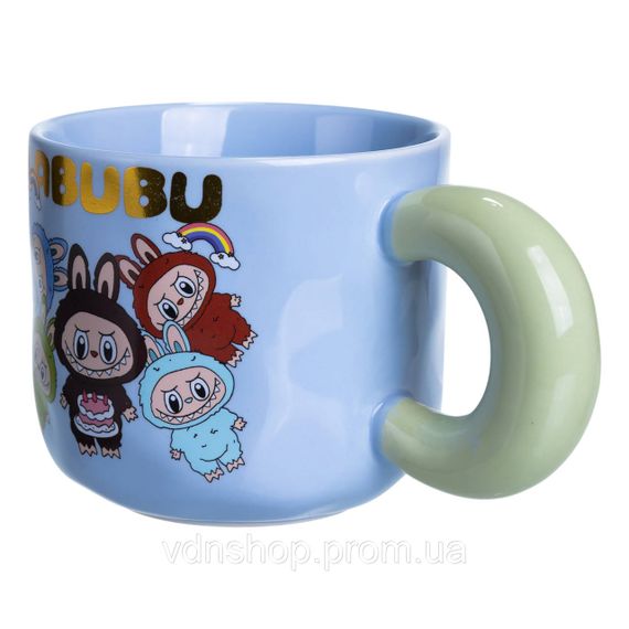 Чашка порцелянова Labubu Bring Joy 400 (мл) подарункова кружка прикольна чашка для дітей на подарунок FM-22C | Зображення 2