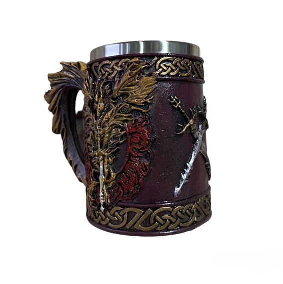 Кружка Чашка 3D Феникс Красный 550ml | Зображення 2