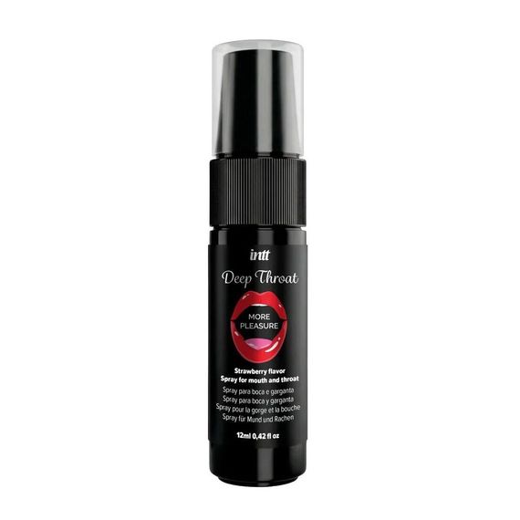 Спрей для глибокого мінету Intt Deep Throat Oral Spray Strawberry (12 мл) Sex Aura