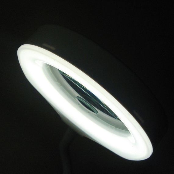 Настільна лупа Magnifier 9145T з підсвічуванням, 45 LED - діаметр лінзи 90 мм | Зображення 6