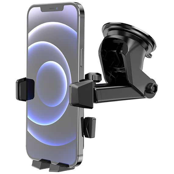 Автотримач Hoco CA83 David one-button (center console) Black | Зображення 3