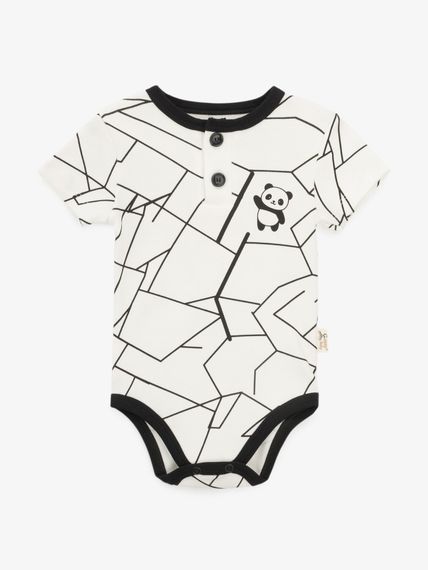 Костюм боді+шорти для хлопчика Mini Papi 26109 3-6 місяців Білий shop (2000999603808) | Зображення 1