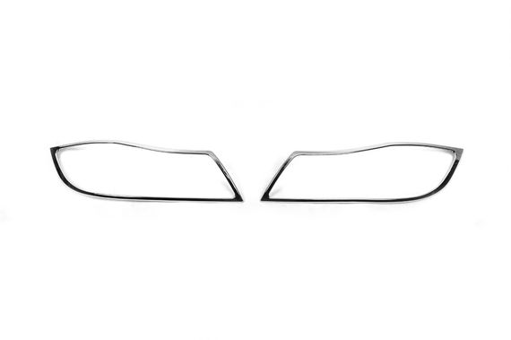 Накладки на фари (2 шт., Пласт) для BMW 3 серія E-90/91/92/93 2005-2011рр | Зображення 1