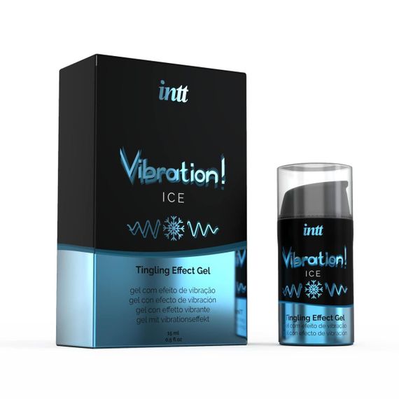Рідкий вібратор Intt Vibration Ice (15 мл) — інтимний гель з ефектом вібрації, охолоджувальний ефект, для незабутніх відчуттів | Зображення 1