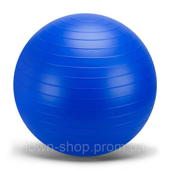 Мяч для фитнеса B7510(Blue) диаметр 75 см, 1000 грамм, в пакете