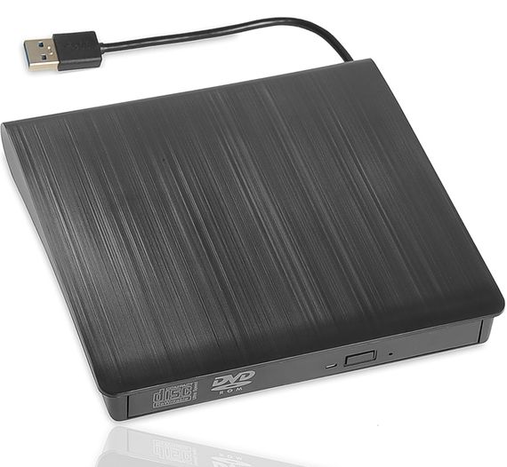 Наружный USB 3.0 оптический дископривод Addap EDB-01 | портативный дисковод для компьютера, ноутбука, считывателя CD-RW, DVD-RW.