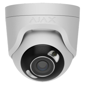 Ajax TurretCam HL (5 Mp/2.8 mm) white IP відеокамера - Камери