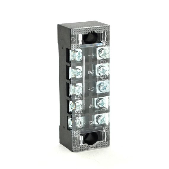 Клеммная колодка 5-разрядная TB-1505 15A/600V, цена за Group