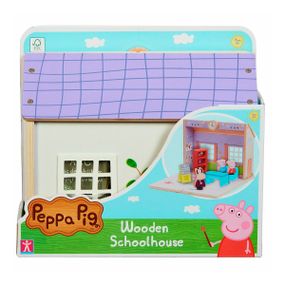 Ігровий деревяний набір Peppa Пеппа школярка