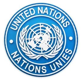 Шеврон ООН (резина ПВХ)