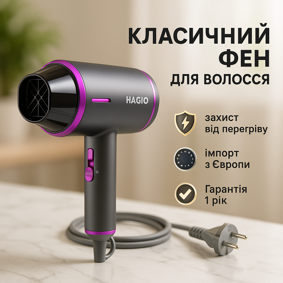 Фен для укладання середнього волосся, Хороший фен для випрямлення волосся Професійний об'єму LI-73