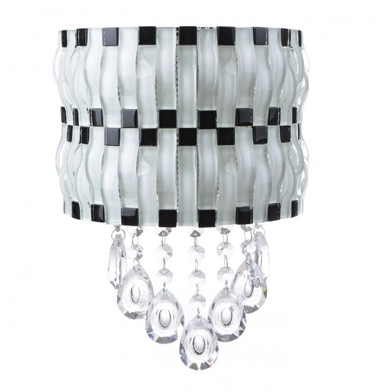 Бра галогенное настенное накладное хрустальное BCL-465W/1 G9