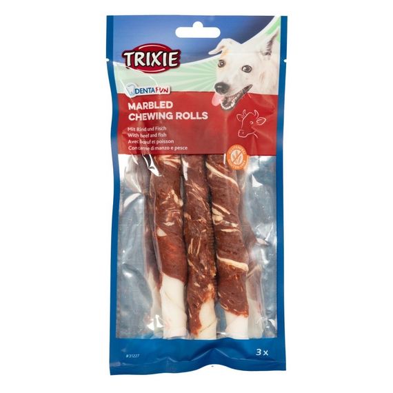 Ласощі для собак з яловичиною Trixie Denta Fun, 140 гр