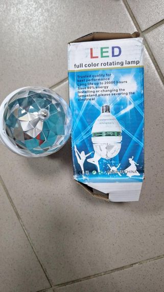 УЦЕНКА. Диско лампа LASER Rotating lamp,вращающаяся лампа (Плохая упаковка, трещина на корпусе 929) | Зображення 1