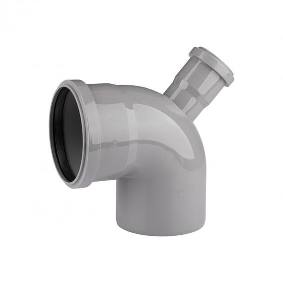 Коліно TA Sewage 110x90 ° з відведенням 50х67 ° SD00051467