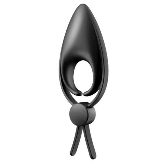 Ерекційне віброкільце-ласо з регулюванням розміру Satisfyer Sniper Black | Зображення 1