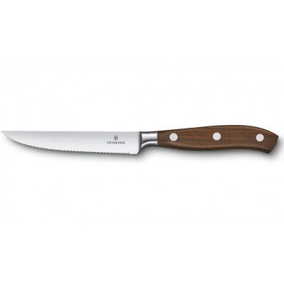 Кухонний ніж Victorinox Grand Maitre Steak 12см Serrated Wood (7.7200.12WG) | Зображення 1