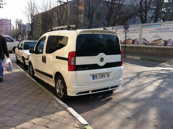Накладка на задний бампер Emotion (под покраску) для Citroen Nemo 2008-2024 гг | Зображення 3