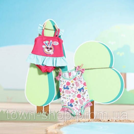 Одежда для куклы BABY Born - Стильный купальник (43 cm) | Зображення 7