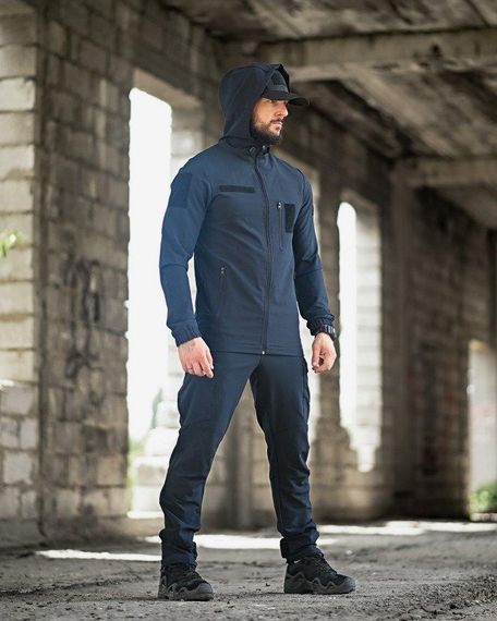 Еластичний тактичний костюм agony синій дснс НП4889 | Зображення 2