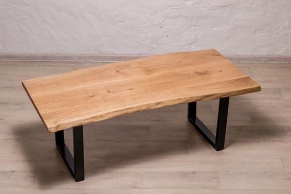 Кофейный стол из древесины дуба EcoWalnut с живыми краями L | Зображення 3