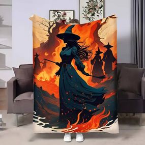 Плед 3D Halloween Witcher 17609 135х160 см