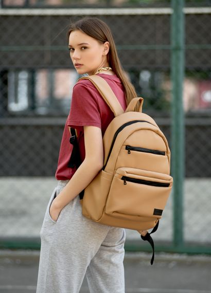 Рюкзак Sambag  Zard 0KTn бежевий 46 x 28 x 13 см (25058026) | Зображення 1