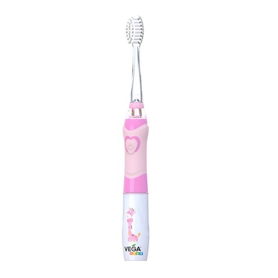Дитяча електрична звукова зубна щітка Vega Kids VK-400P LIGHT-UP (рожева), від 5 до 12 років | Зображення 1
