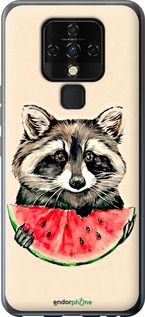 Чохол на Tecno Camon 16 SE CE7j Єнотик з кавуном "4605u-2398-2448"
