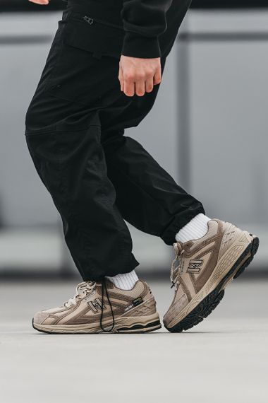 Чоловічі зимові кросівки  New 1906R Beige Brown Fur , В'єтнам 1186 | Зображення 5