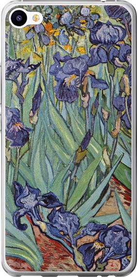 Чехол на Meizu M3x Винсент Ван Гог. Ирисы "161u-633-17620"