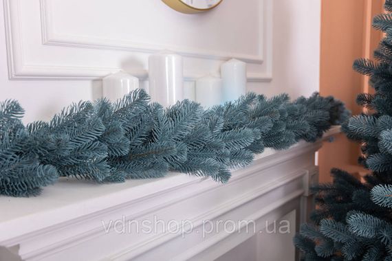 Штучна хвойна гірлянда 2 м блакитна Преміум TD-BRNCHBL2 | Зображення 5