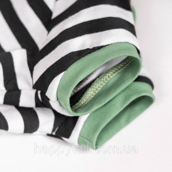 Футболка для собак Pet Fashion Breeze XXS в полоску — летняя трикотажная майка-борцовка от солнца и пыли | Зображення 3