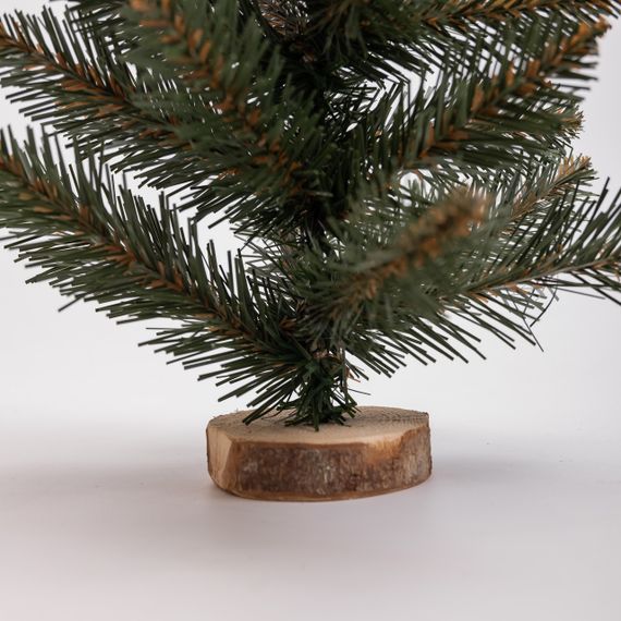 Штучна новорічна настільна міні ялинка «Полонинська» зелена 45 см SOK-M-03-2 | Зображення 3