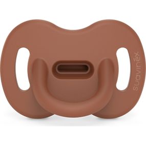 Пустышка Suavinex Colour Essence силиконовая физиологическая, 0-6 мес. коричневая (308094)