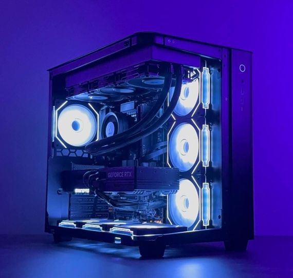 Ігровий ПК GAMING PC Tower / Intel Xeon E5-2630 v4 (10 (20) ядер по 2.2 - 3.1 GHz) / 16 GB DDR4 / 500 GB SSD / AMD Radeon RX 580, 8 GB GDDR5, 256-bit б/в | Зображення 2