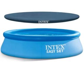 Басейн сімейний наливний  з накриттям 244х76см, Intex 28110
