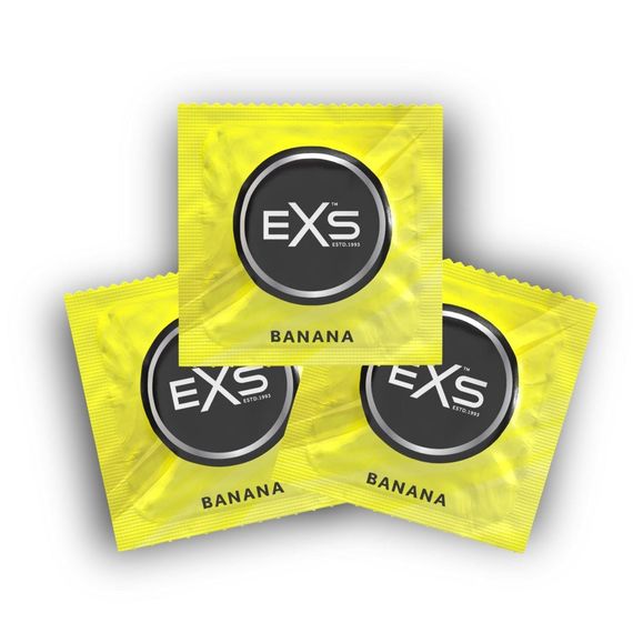 Презервативы Exs Banana со вкусом банана, стандартного размера (цена за 5 шт.) sexstyle | Зображення 1