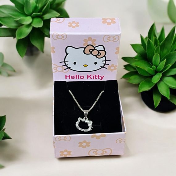 Кулон-підвіска Hello Kitty із ланцюжком - Silver | Зображення 3