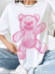 Футболка жіноча з принтом повсякденна L Білий