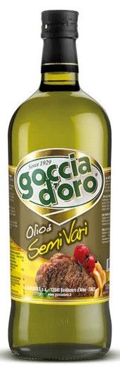 Змішана олія Goccia d'oro "Olio di Semi Vari" - 1 л (ІТАЛІЯ) - Оригінал