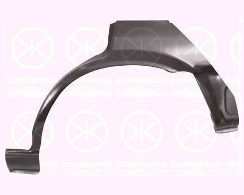Арка задняя Toyota Corolla E9 (88-91) лифтбек (рыбка), ремчасть левая (Klokkerholm)