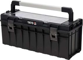 Ящик для инструментив YATO, з органайзером з 9 комирками, 650х270х272 мм, пластиковий корпус YT-09184